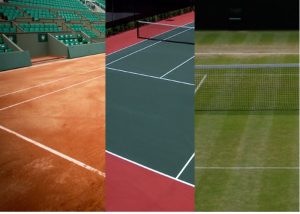 【硬式テニス】瞬間直し　ハードコートで勝つ方法、オムニコートで勝つ方法 有利・不利を知り試合に勝つ！テニスコートのサーフェスの種類と